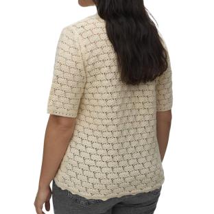 Beigefarbene Damenweste von Vero Moda, Modell Vmckora Button Ansicht 0