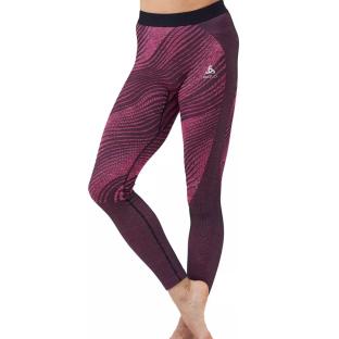 Legging Technique Noir/Rose Femme Odlo Blackcomb Eco vue 0