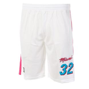 Short basketball Blanc/Rose Homme Sport Zone Miami vue 0