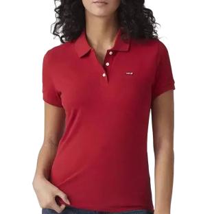 Polo Rouge Femme Levi's Levis Hm vue 0