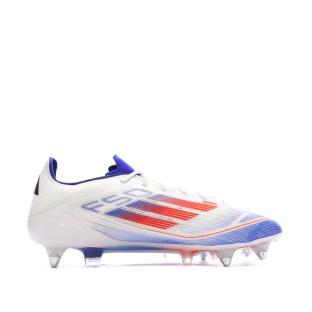 Chaussures de Foot Blanc/Bleu Adidas F50 Elite SG vue 0