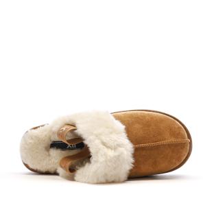 Sabots fourrés à élastique Camel Femme Xti Microfiber vue 0