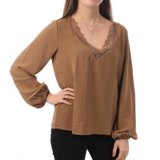 Blouse Marron Femme JDY Claudia vue 0