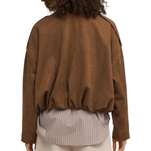 Veste en Suédine Marron Femme Only Amber vue 0