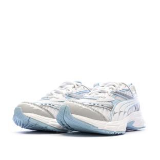 Weiße/hellblaue Puma Morphic Sneaker für Jungen Ansicht 0