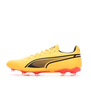 Chaussures de Foot Jaunes/Noires Homme Puma King Pro FG/AG vue 0