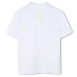 Polo Blanc/Noir Garçon Hugo Boss J52730 vue 0