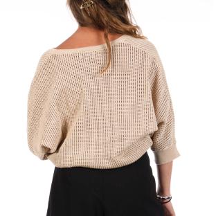 Jersey beige de mujer Freeman Porter Paross ver 0