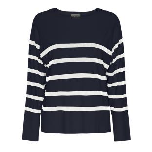 Pieces Sia Jersey Azul Marino/Blanco Mujer ver 0