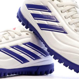 Chaussures de Futsal Blanches/Bleu Garçon Adidas Copa Pure 2 vue 0