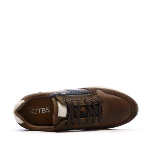 Baskets Marron Homme TBS SLIMANE vue 0