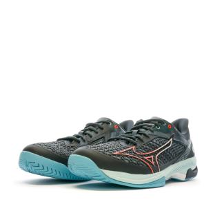 Chaussures de Tennis Noires Homme Mizuno Wave Exceed vue 0