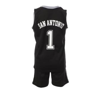 Set de baloncesto negro para niños San Antonio Sport Zone ver 0