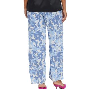 Pantalon Imprimé Bleu/Blanc Femme Vero Moda Marternity Mulla vue 0
