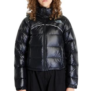Schwarze Daunenjacke Frau The North Face Nuptse Ansicht 0