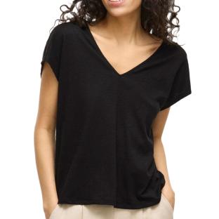 T-Shirt Noir Femme Vila Visyma vue 0
