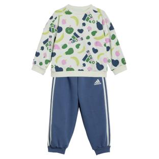 Girl's Adidas Fruit Trainingsanzug Blau/Weiß Ansicht 0