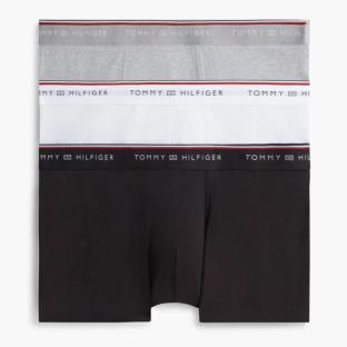 X5 Boxershorts Schwarz/Weiß/Grau Herren Tommy Hilfiger Trunk Ansicht 0
