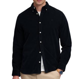 Chemise en velours côtelé homme bleu marine Superdry Classic Needle vue 0