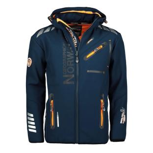 Geographical Norway Parka softshell azul marino/naranja para hombre GN-ROYAUTE ver 0