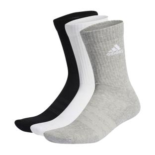 3 Paar schwarze/weiße/graue Herren Adidas Socken IC1311 Ansicht 0