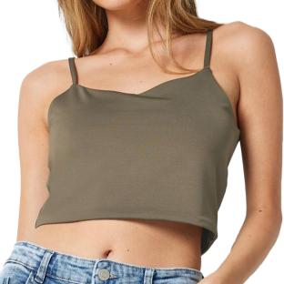 Top Kaki Femme Noisy May Teresa vue 0