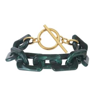 Women's green bracelet Clio Blue Olga Photo of the Espace des Marques %store% store - view of %key%