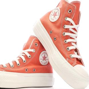 Orange Women's Sneakers Converse Chuck Taylor All Star Lift Photo of the Espace des Marques %store% store - view of %key%