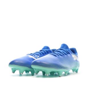 Chaussures de Foot Bleues Homme Puma Future 7 Play MxSG vue 0