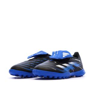 Chaussures de Foot Noir/Bleu Junior Adidas Predator League FT vue 0