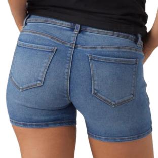 Short en Jean de Grossesse Slim Bleu Femme Mamalicious Rome vue 0