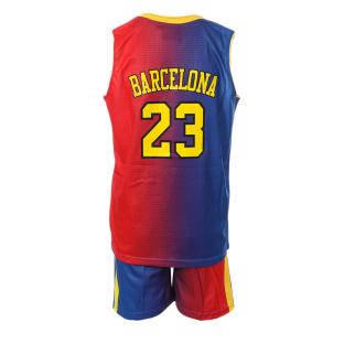 Set de Baloncesto Barcelona Infantil Azul/Rojo Sport Zone ver 0