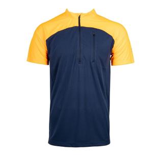 Camiseta hombre azul/naranja Best Mountain RANDO 100 ver 0