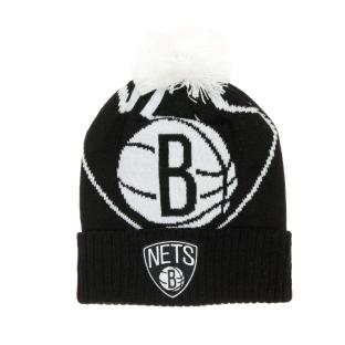 Gorro Brooklyn Nets Boy's Black NBA Collegiate Beanie ver 0