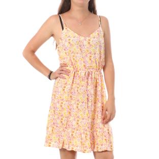 Robe Rose/Jaune Femme Vero Moda Easy Singlet vue 0