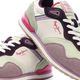 Baskets Violet Femme Pepe jeans London Band vue 0