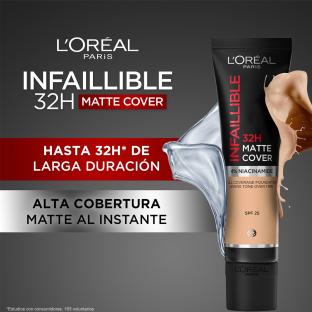 Fond de teint L'Oréal Paris Infaillible Matte Cover 200 Neutre vue 0