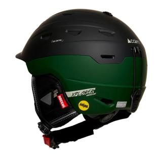 Cairn Xplorer Rescue Skihelm für Herren, schwarz/grün Ansicht 0