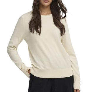 Pull Écru Femme JDY Button vue 0