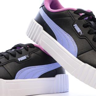 Baskets Noires/Mauve Fille Puma Carina 3.0 Jelly vue 0