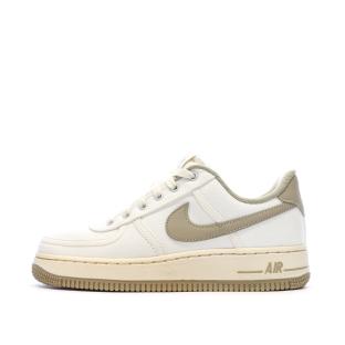 Air Force 1 '07 Blanc/Taupe Femme Nike vue 0
