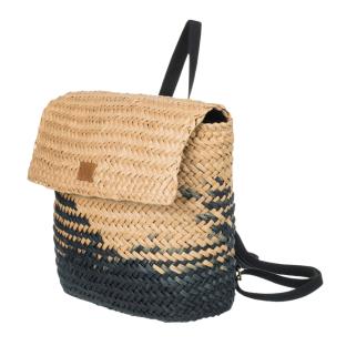 Sac à Dos en Paille Beige/Marine Femme Roxy Mysterious Boar vue 0