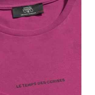 T-shirt Violet Fille Le Temps Des Cerises Catigi vue 0