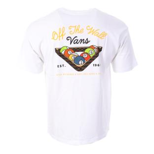 Camiseta hombre blanca Vans Snooker ver 0