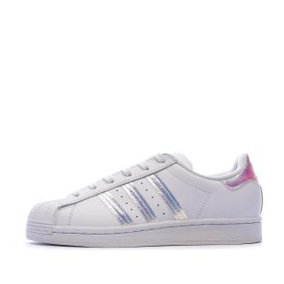 Superstar J Baskets blanches junior Adidas vue 0