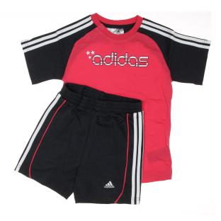 Ensemble Noir/Rose Fille Adidas Baby Pckge vue 0