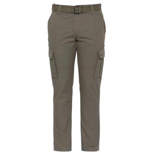 Pantalon Cargo Kaki Homme Schott TRASSAULT vue 0