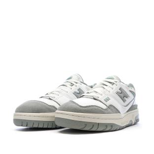 Baskets Blanches/Grises Femme New Balance Bb550 vue 0