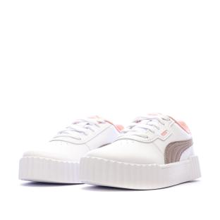 Baskets Blanc Fille Puma Carina 3.0 vue 0