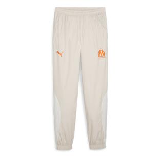 OM Men's Training Pants Beige Puma Prematch Woven Photo of the Espace des Marques %store% store - view of %key%